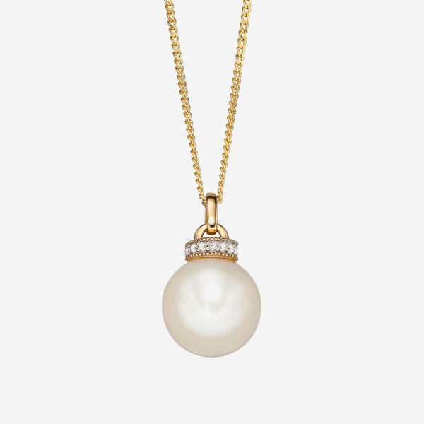 9ct Yellow Gold Freshwater Cultured Pearl Necklace | 0103898 | Beaverbrooks  the Jewellers