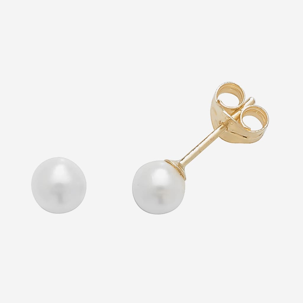 Pearl Stud Earrings | 9ct Gold - Earrings