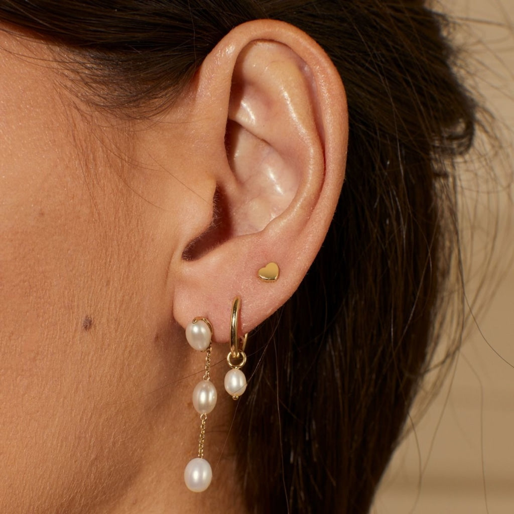 Pearls of Wisdom Drop Earrings | 9ct Gold - Earrings