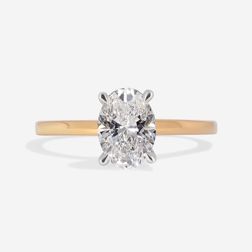Penny | Lab Grown Oval Diamond Ring 1ct