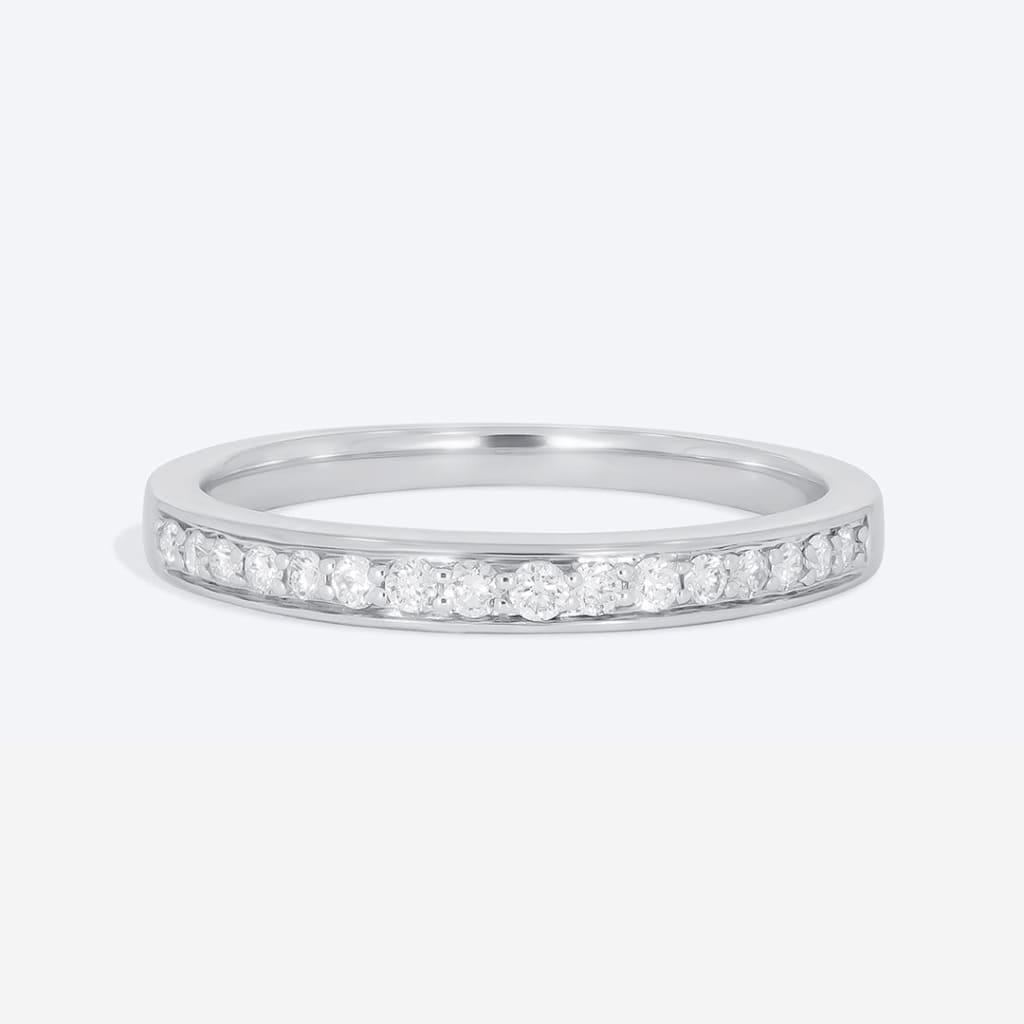 Perla 18ct White Gold | Diamond Wedding Ring