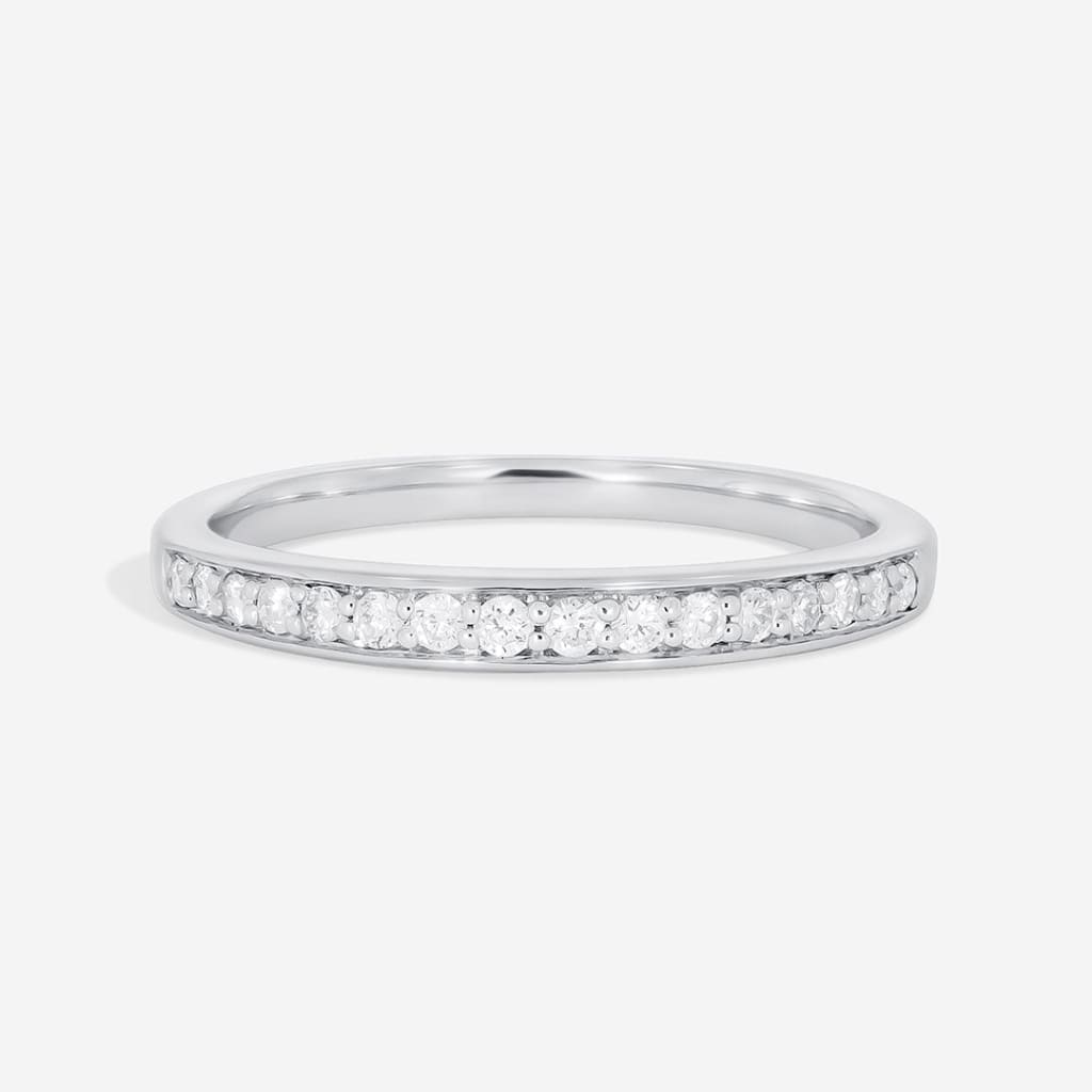 Perla 9ct White Gold | Diamond Wedding Ring
