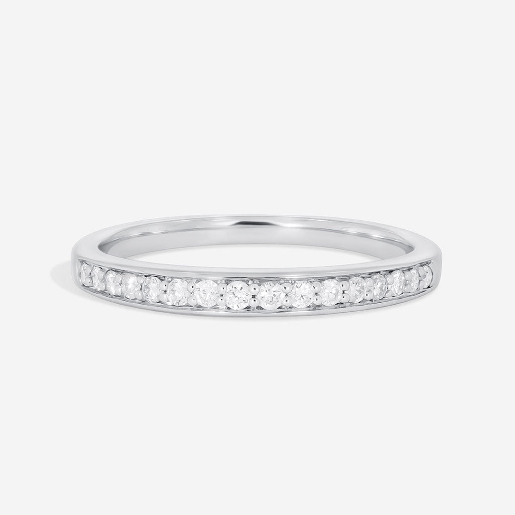 Perla 9ct White Gold | Diamond Wedding Ring - Rings