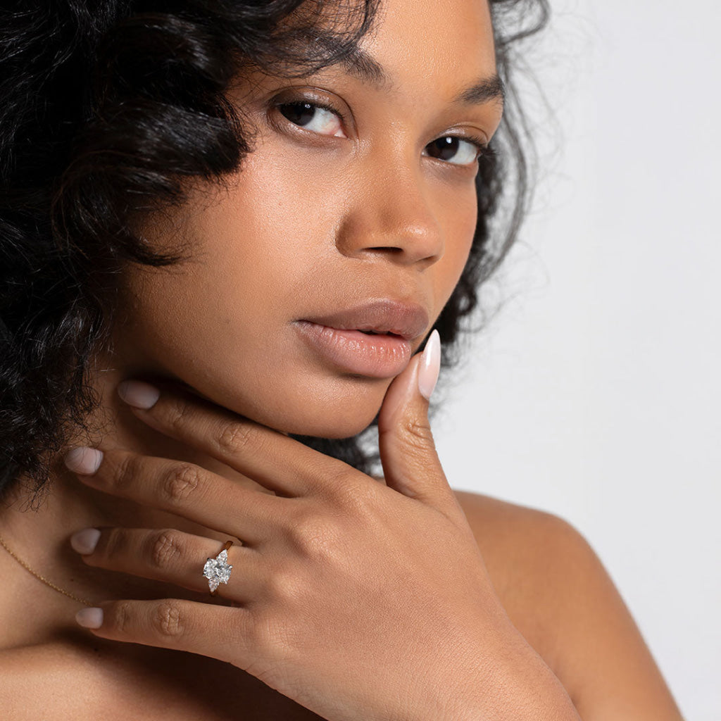 PIPER 2.50ct | Cushion 3-Stone Lab Grown Diamond Engagement