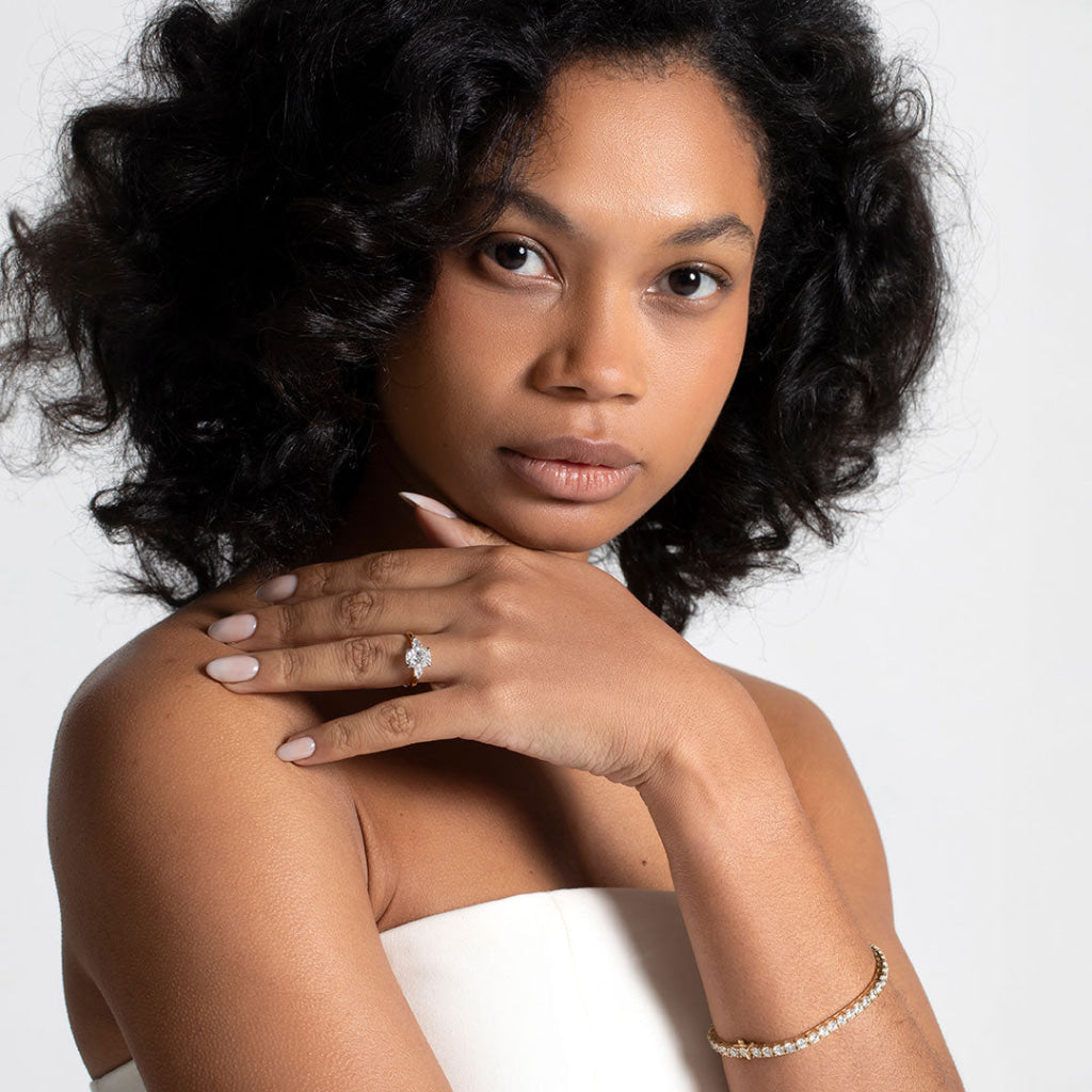 PIPER 2.50ct | Cushion 3-Stone Lab Grown Diamond Engagement