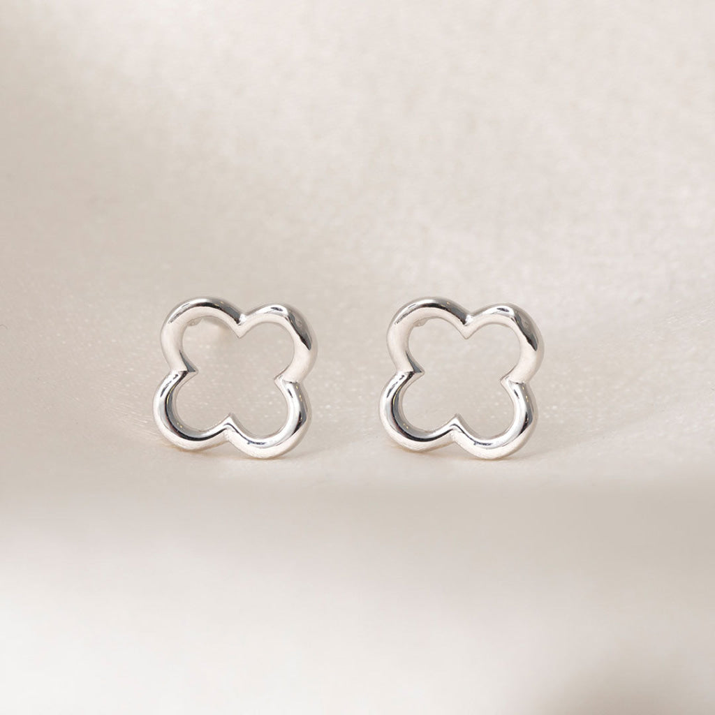 Plain Palace Stud Earrings | Sterling Silver - Earrings