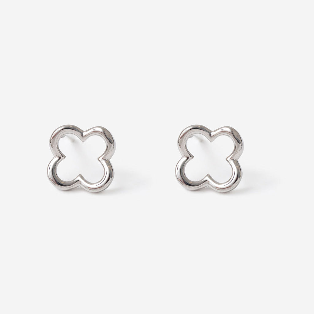 Plain Palace Stud Earrings | Sterling Silver - Earrings