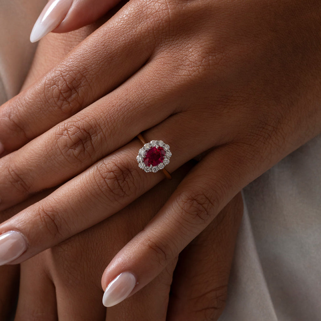 POPPY | Lab Grown Ruby Diamond Ring - Rings