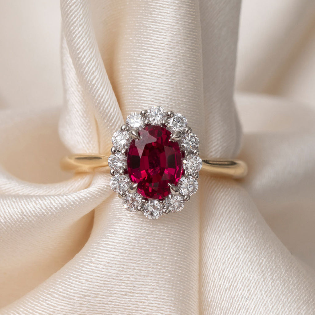 POPPY | Lab Grown Ruby Diamond Ring - Rings