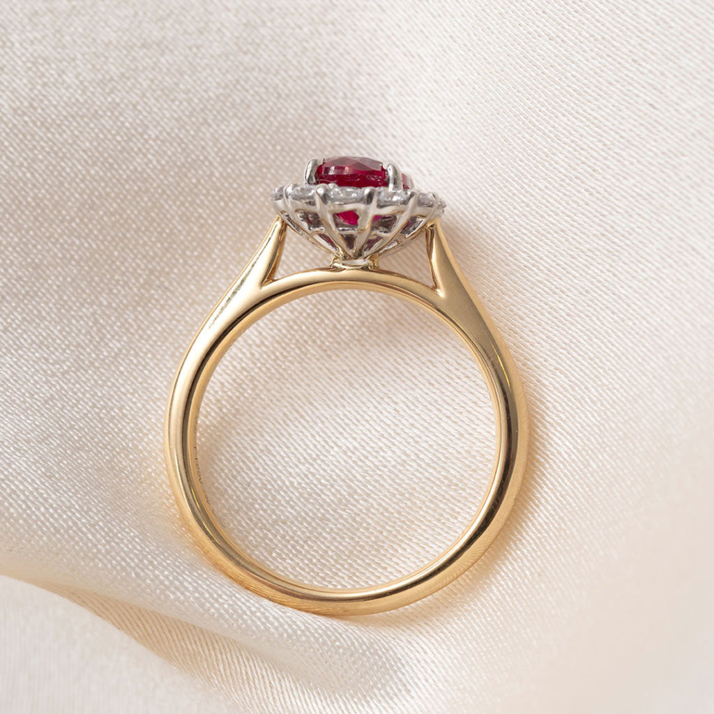 POPPY | Lab Grown Ruby Diamond Ring - Rings