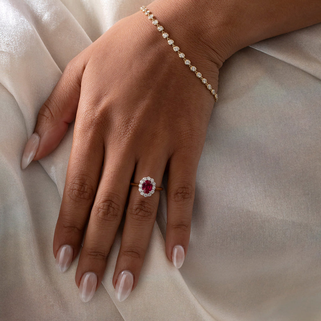 POPPY | Lab Grown Ruby Diamond Ring - Rings