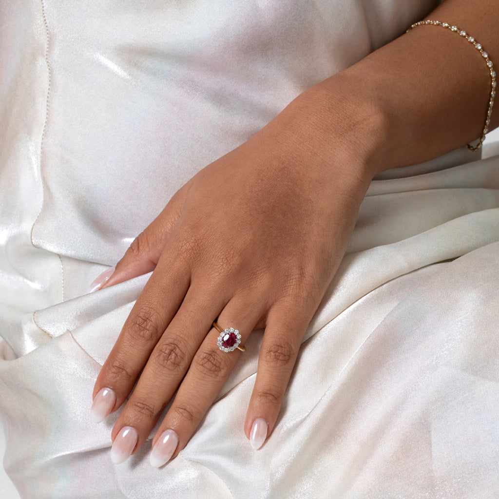 POPPY | Lab Grown Ruby Diamond Ring - Rings