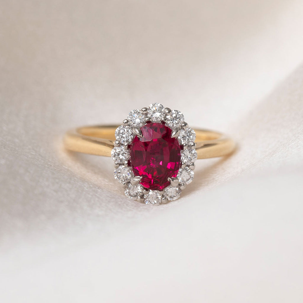 POPPY | Lab Grown Ruby Diamond Ring - Rings
