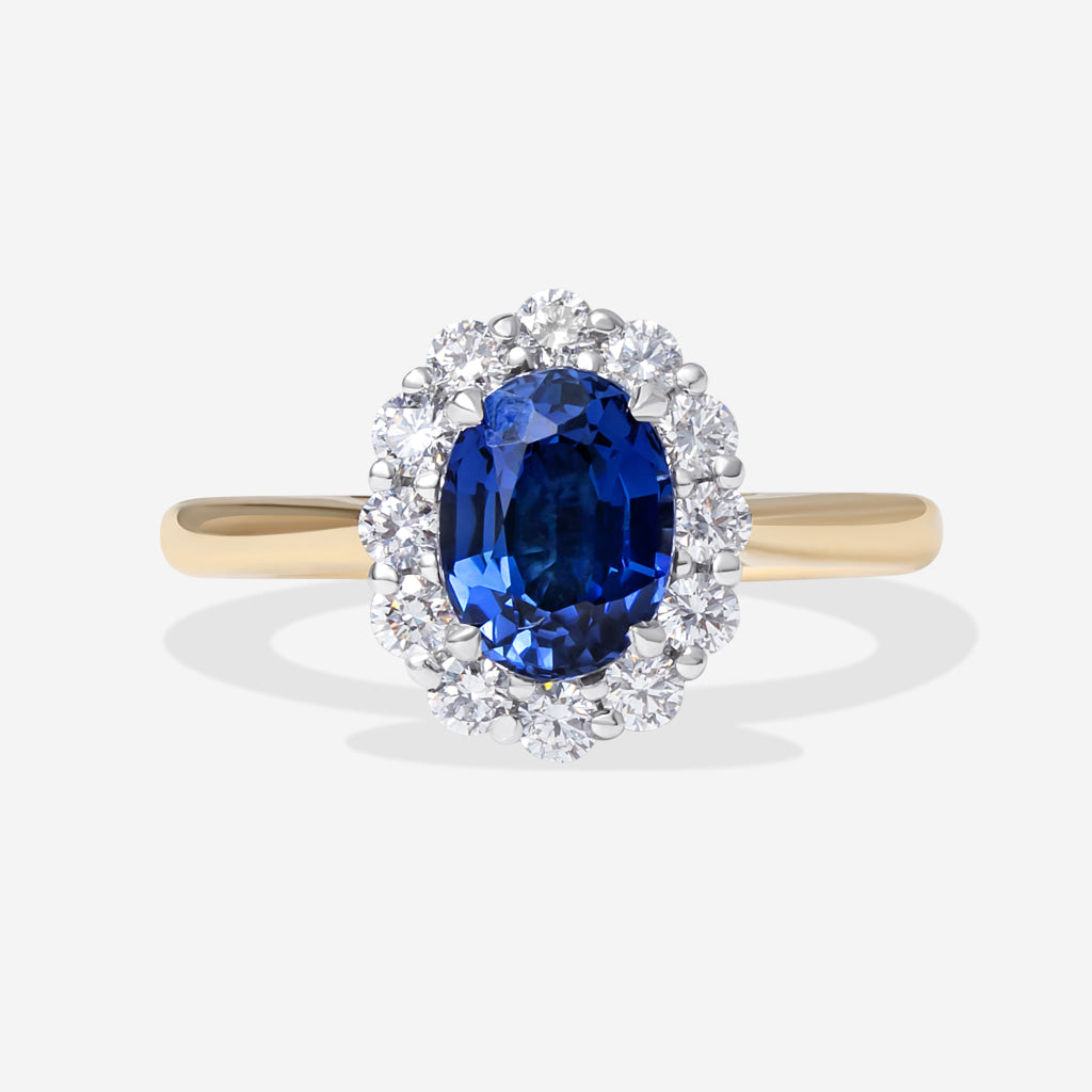 POPPY | Lab Grown Sapphire & Diamond Ring - Rings