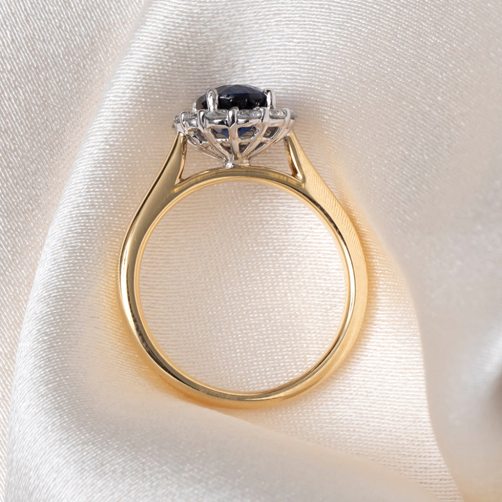 POPPY | Lab Grown Sapphire & Diamond Ring - Rings