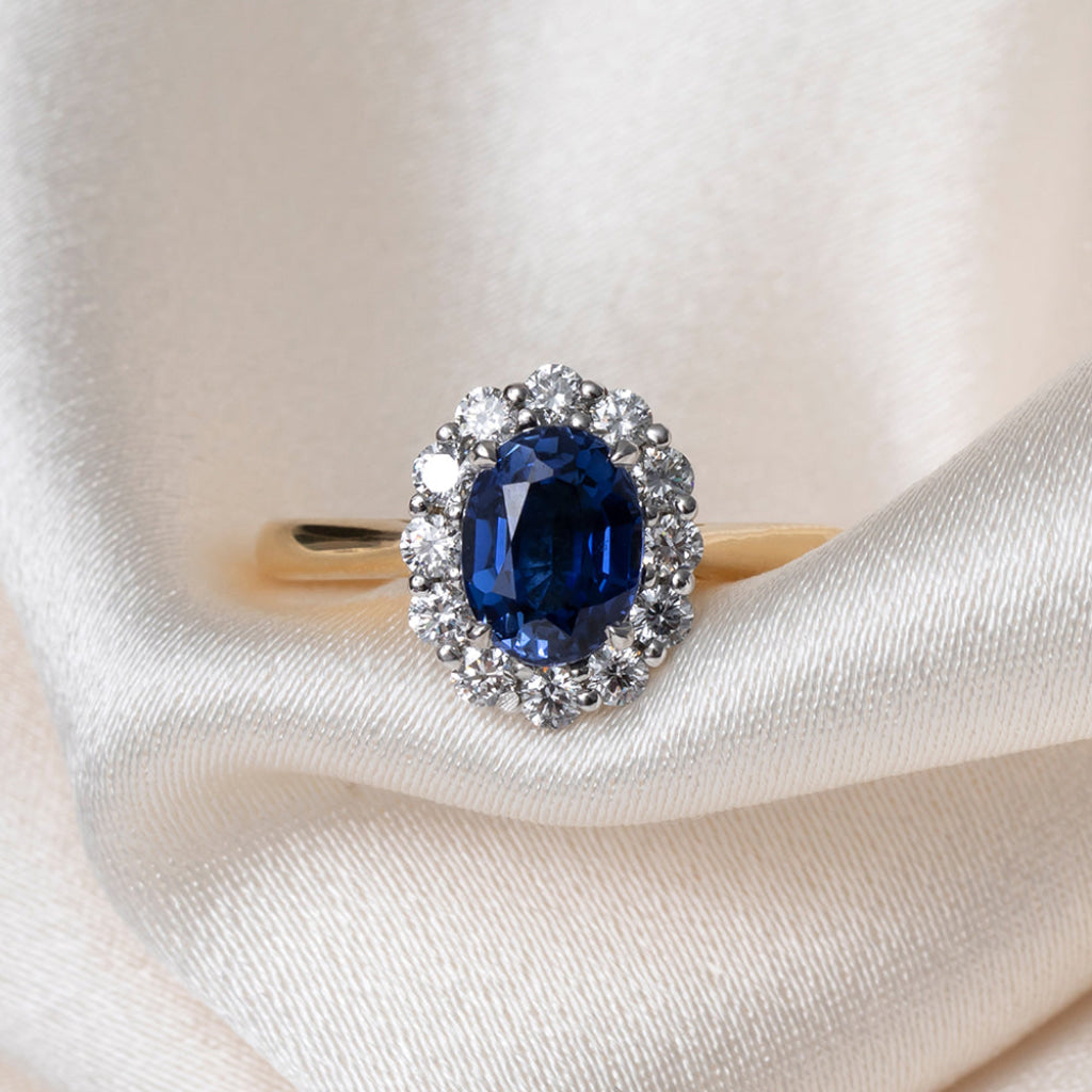 POPPY | Lab Grown Sapphire & Diamond Ring - Rings