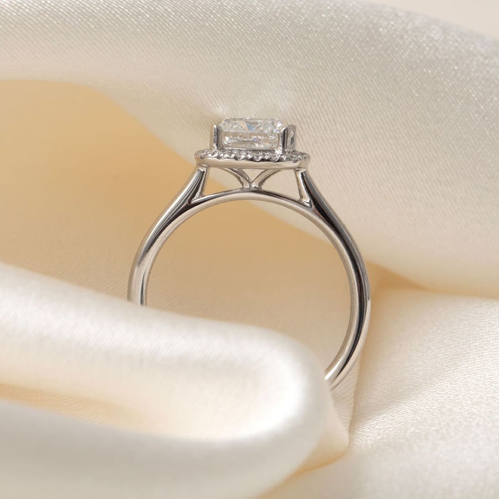 Priya | Cushion Solitaire Lab Grown Diamond Engagement Ring