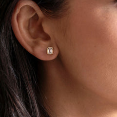 Pure - 1.40ct | Bezel Set Lab Grown Diamond Earrings