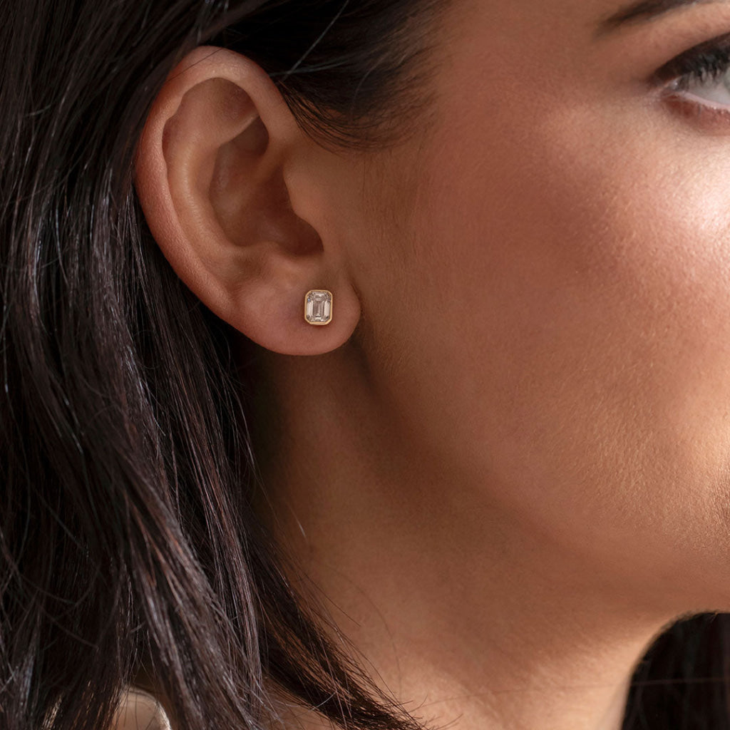 Pure - 1.40ct | Bezel Set Lab Grown Diamond Earrings