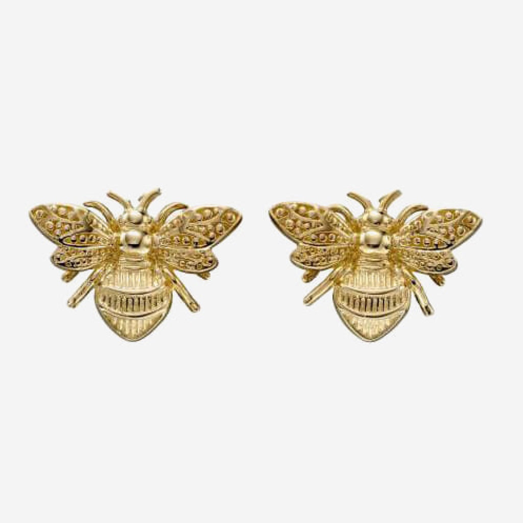 Queen Bee Earrings | 9ct Gold