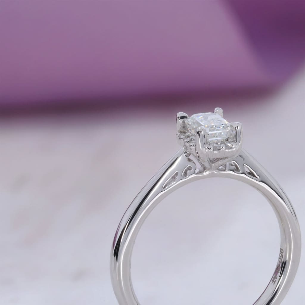 Platinum Diamond Engagement ring