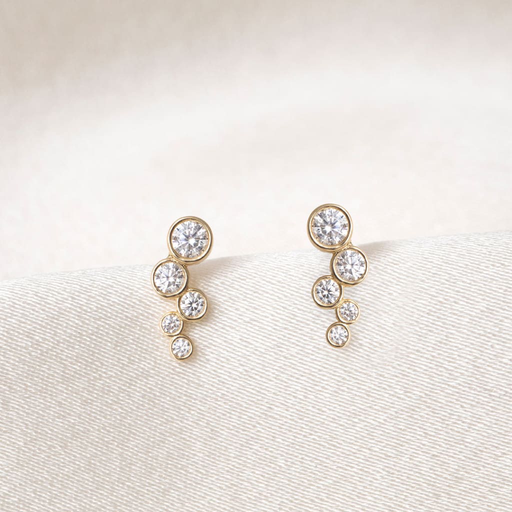 Raindrops Earrings | 9ct Gold