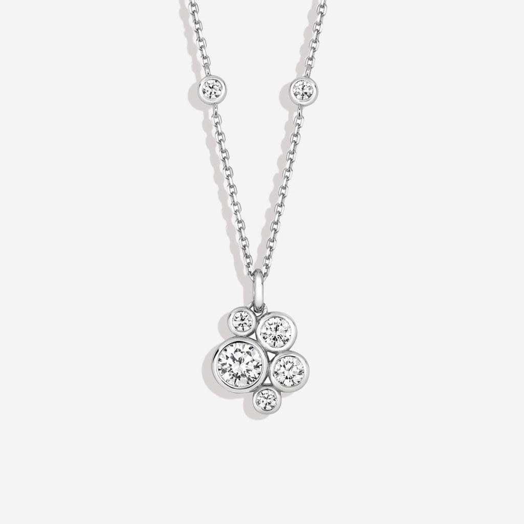 Raindrops Necklace | Sterling Silver