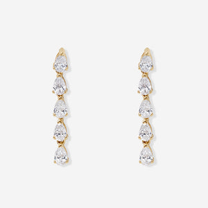 RAINSTORM | Lab Grown Diamond Drop Earrings in 9ct Gold