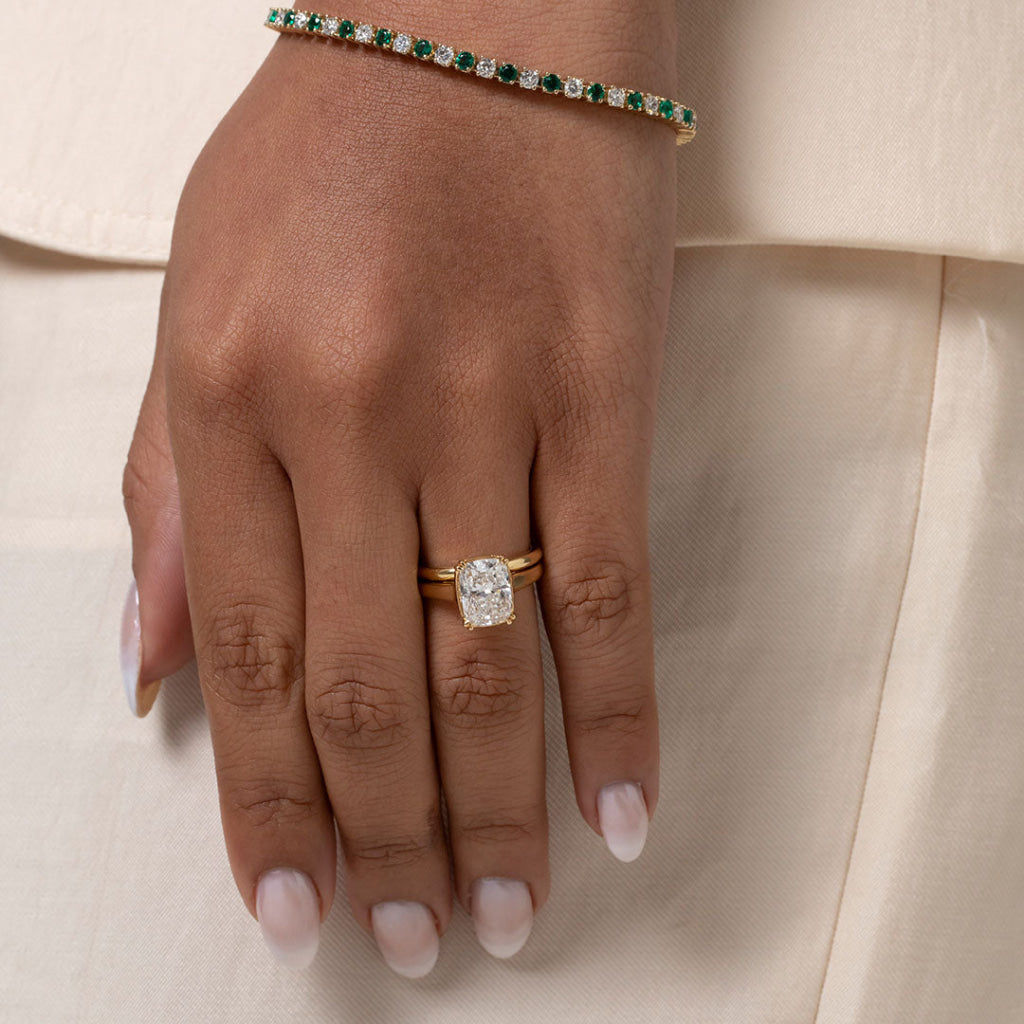 RAYA 3ct | Lab Grown Diamond Engagement Ring in 18ct Gold