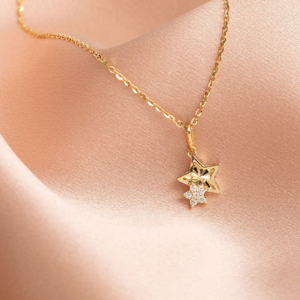 9ct gold orders star necklace