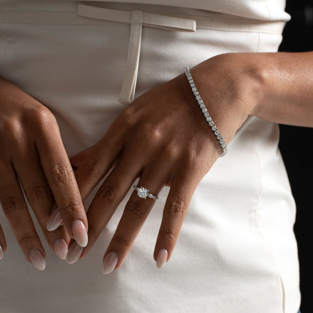 REBECCA 2ct | Round Solitaire Lab Grown Diamond Engagement