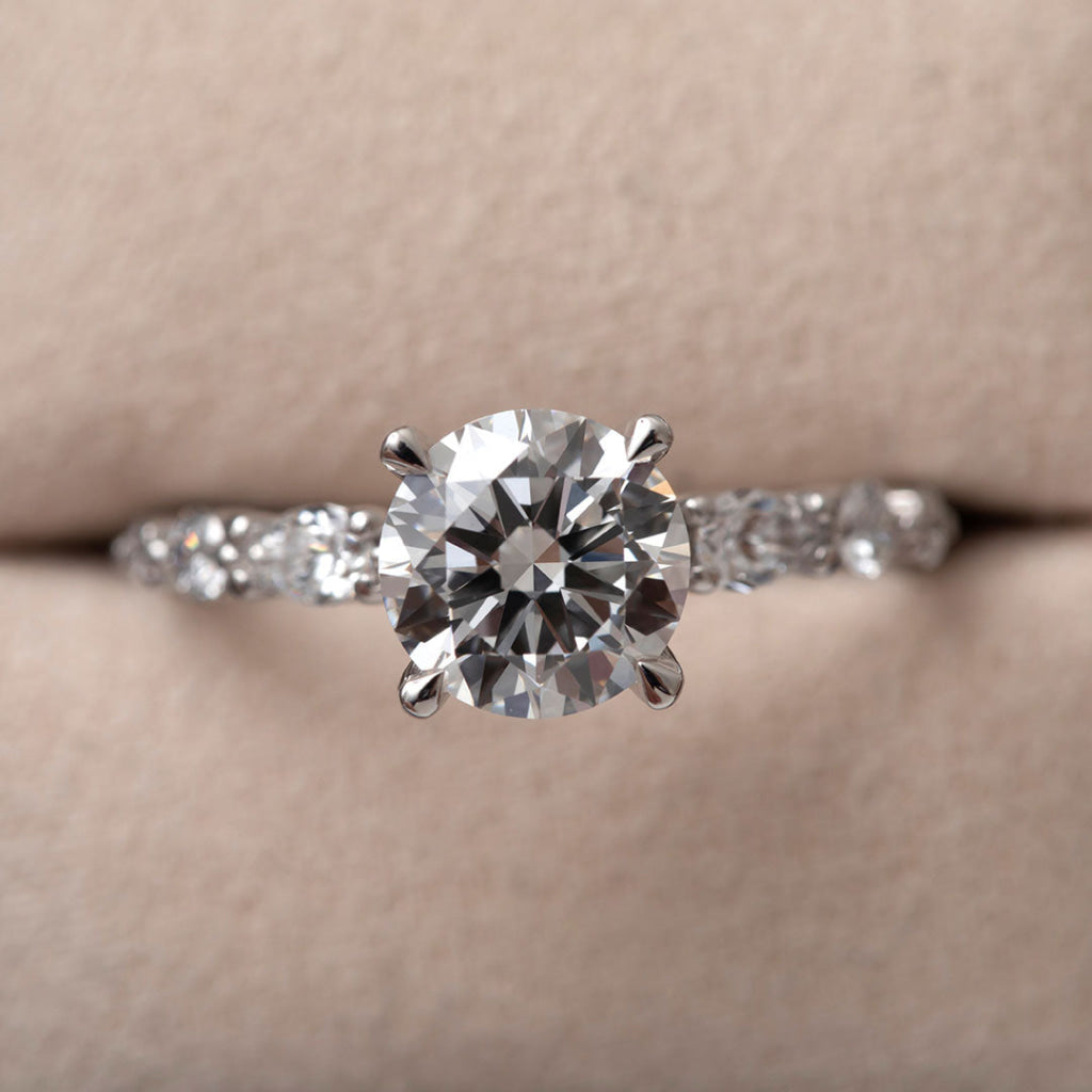 REBECCA 2ct | Round Solitaire Lab Grown Diamond Engagement