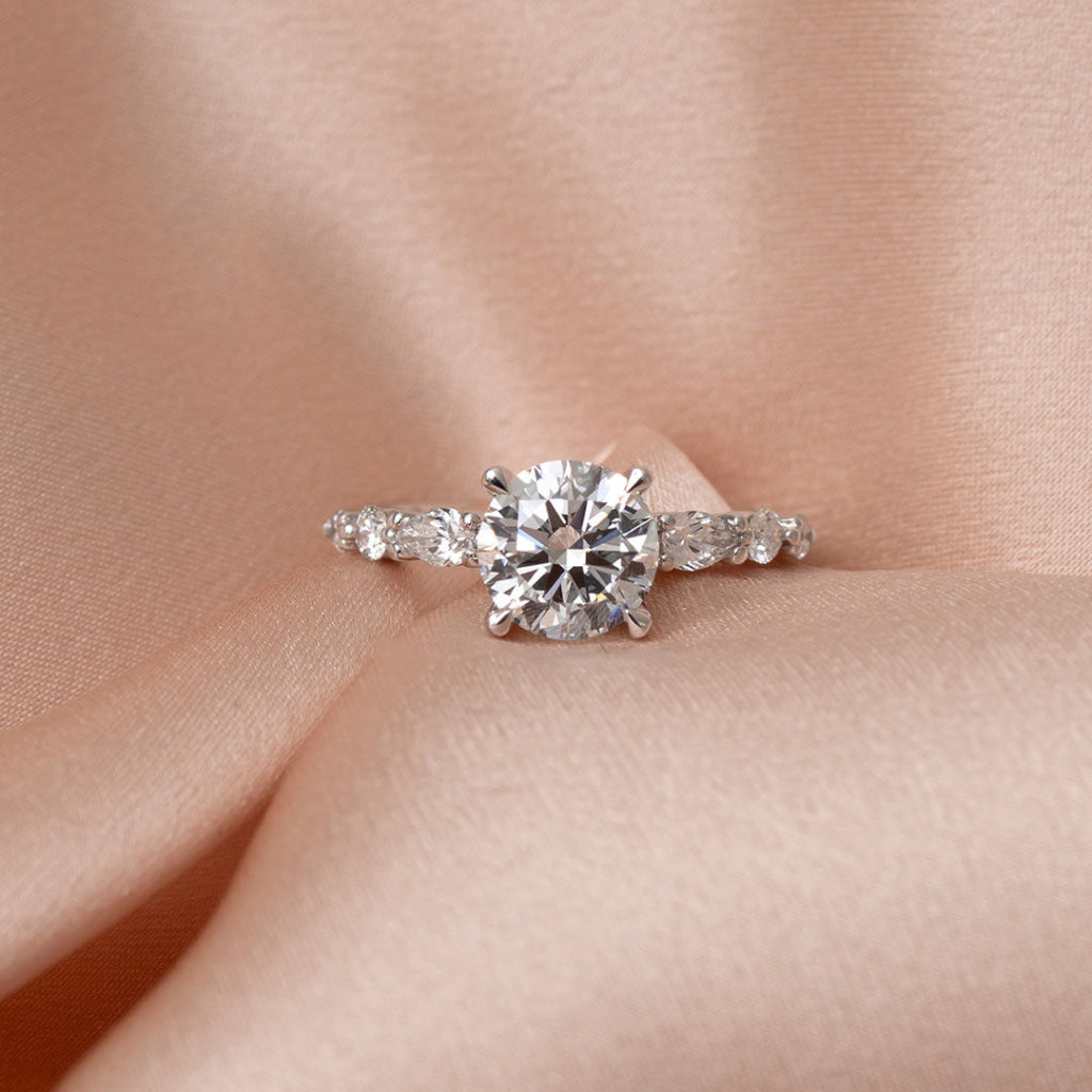 REBECCA 2ct | Round Solitaire Lab Grown Diamond Engagement