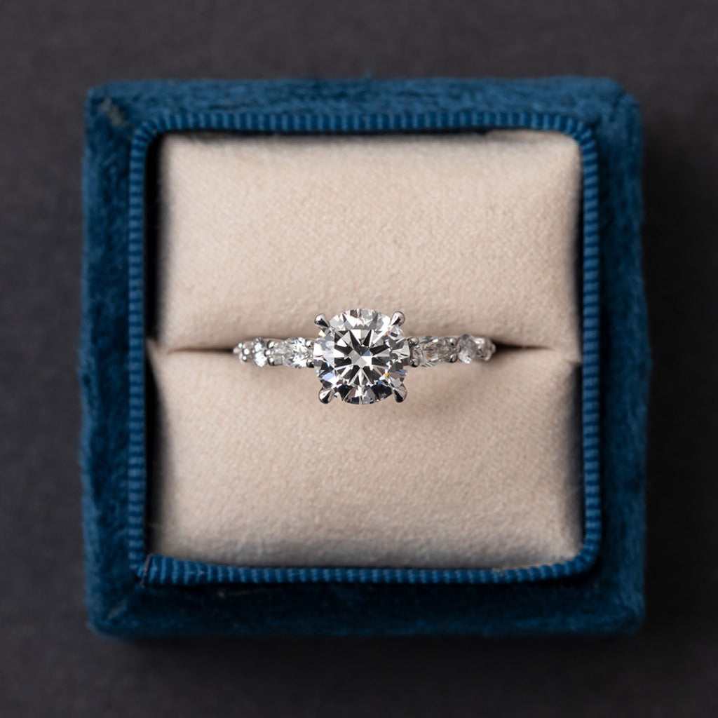 REBECCA 2ct | Round Solitaire Lab Grown Diamond Engagement