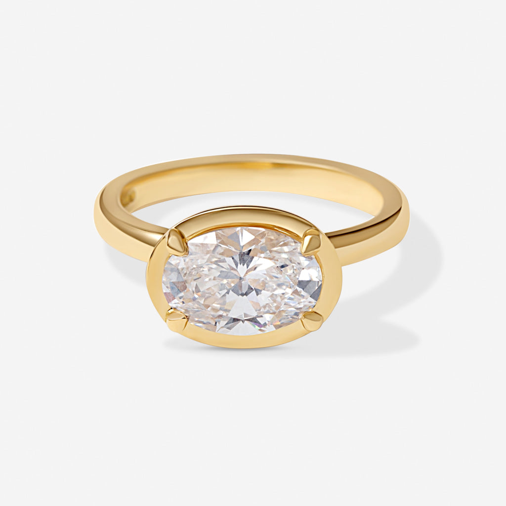 REESE 2ct | Oval Solitaire Lab Grown Diamond Engagement