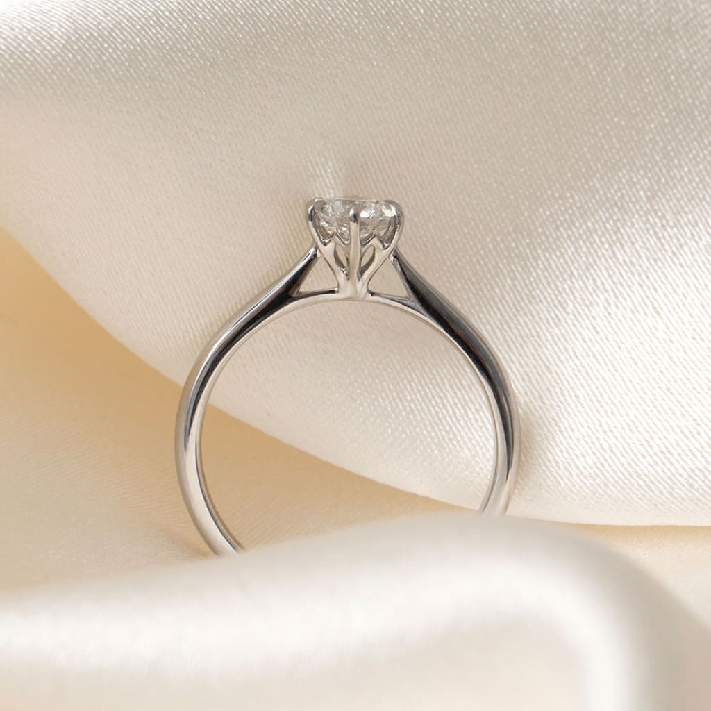 REGAL 0.50ct | Round Solitaire Natural Diamond Set