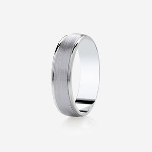 REYNOLDS 5mm | Men's Wedding Ring in 9ct White Gold