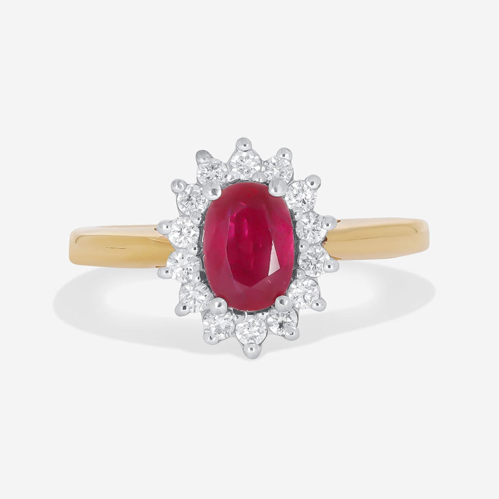 ROMAN | Ruby Diamond Ring - Rings