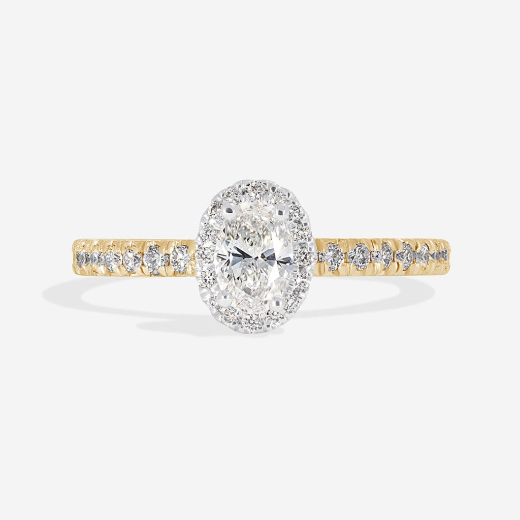 Rook 18ct Gold Engagement Ring