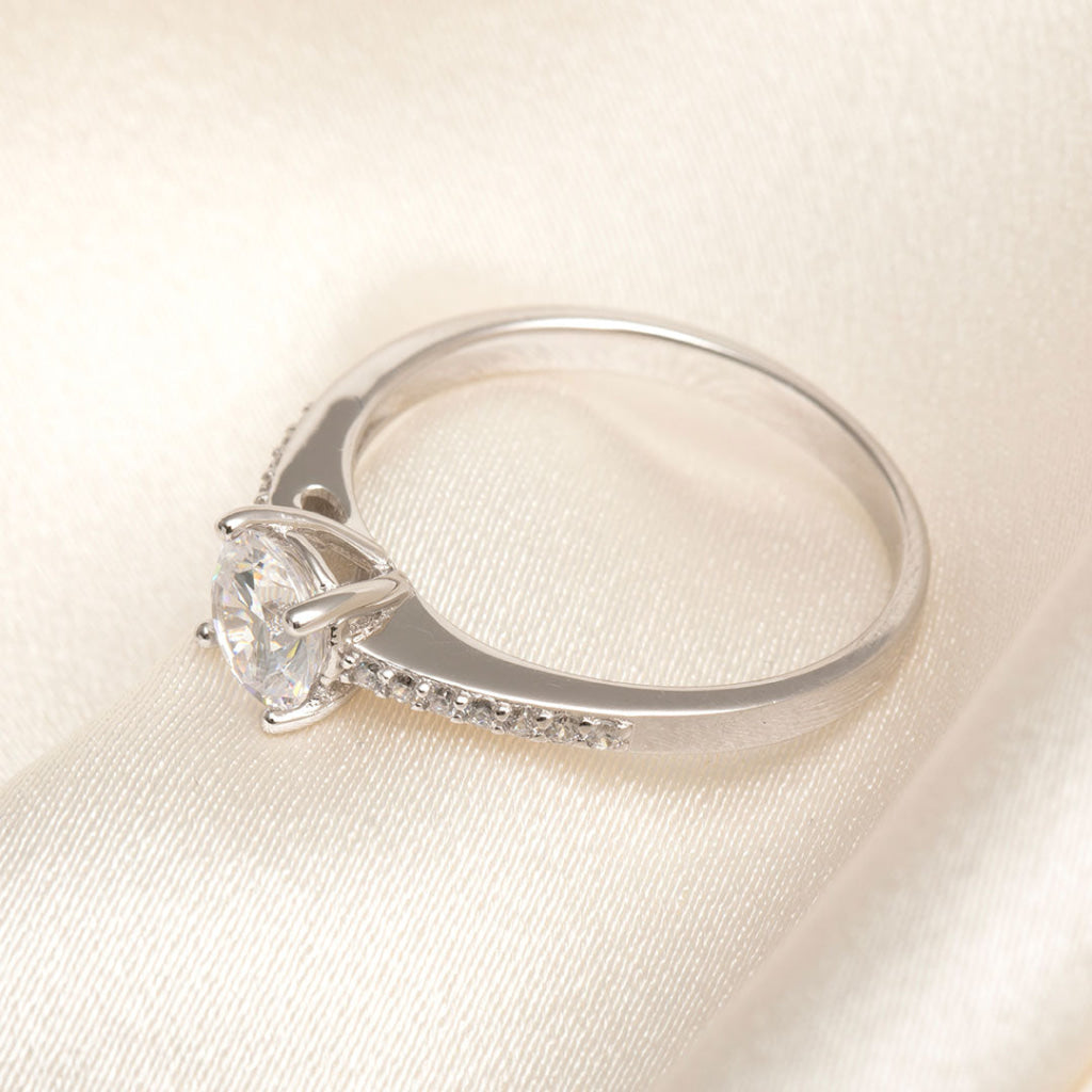 Round Promise Ring | Sterling Silver - Rings