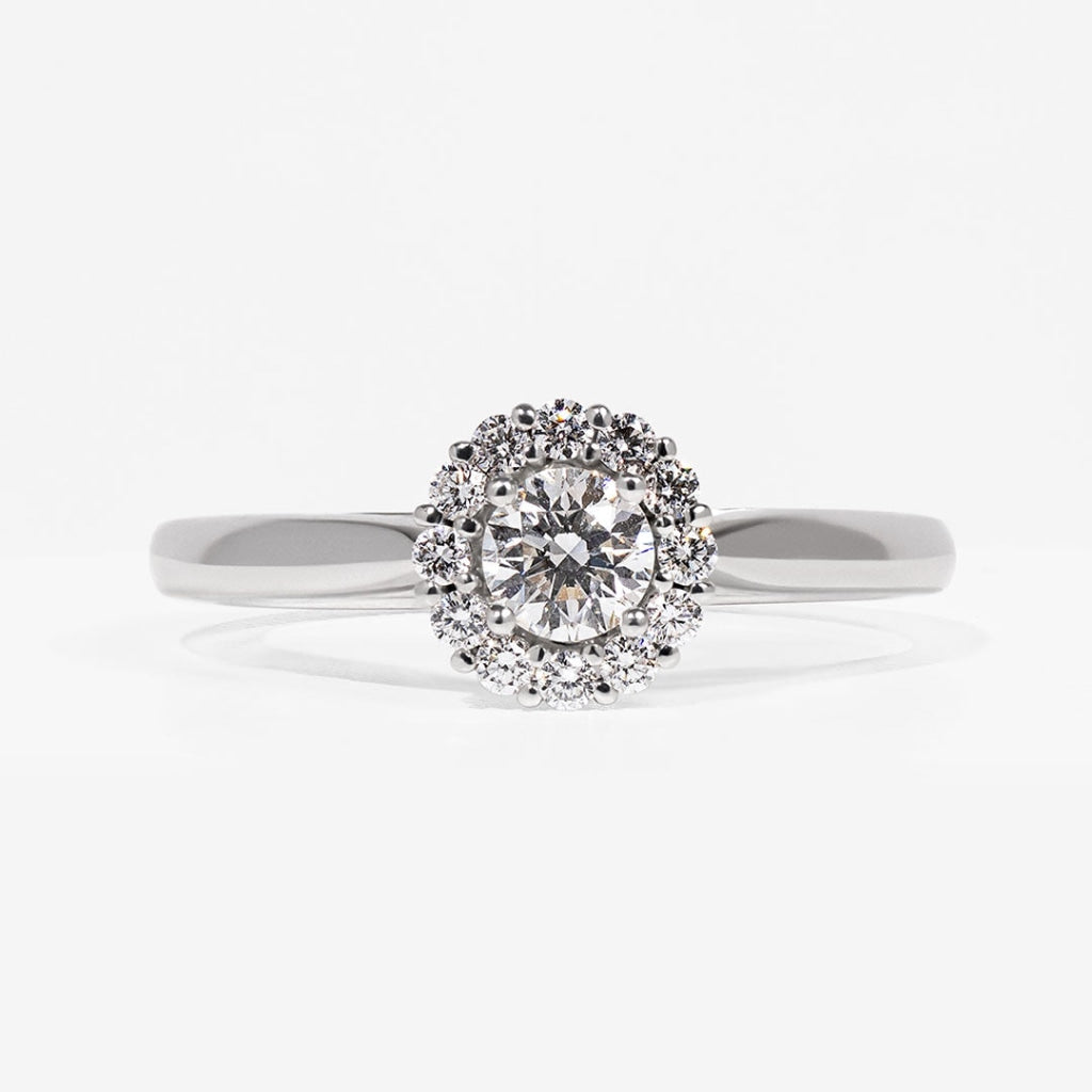 RUBY - 18ct White Gold | Diamond Engagement Ring - Rings