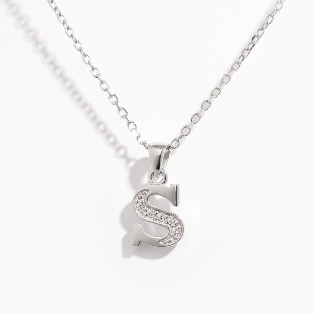 'S' Necklace | Sterling Silver