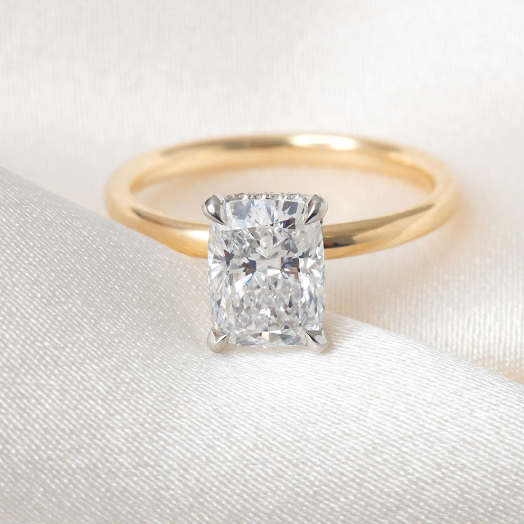 SADIE 2ct | Cushion Solitaire Lab Grown Diamond Engagement