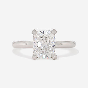 SADIE 2ct | Cushion Solitaire Lab Grown Diamond Engagement Ring in Platinum