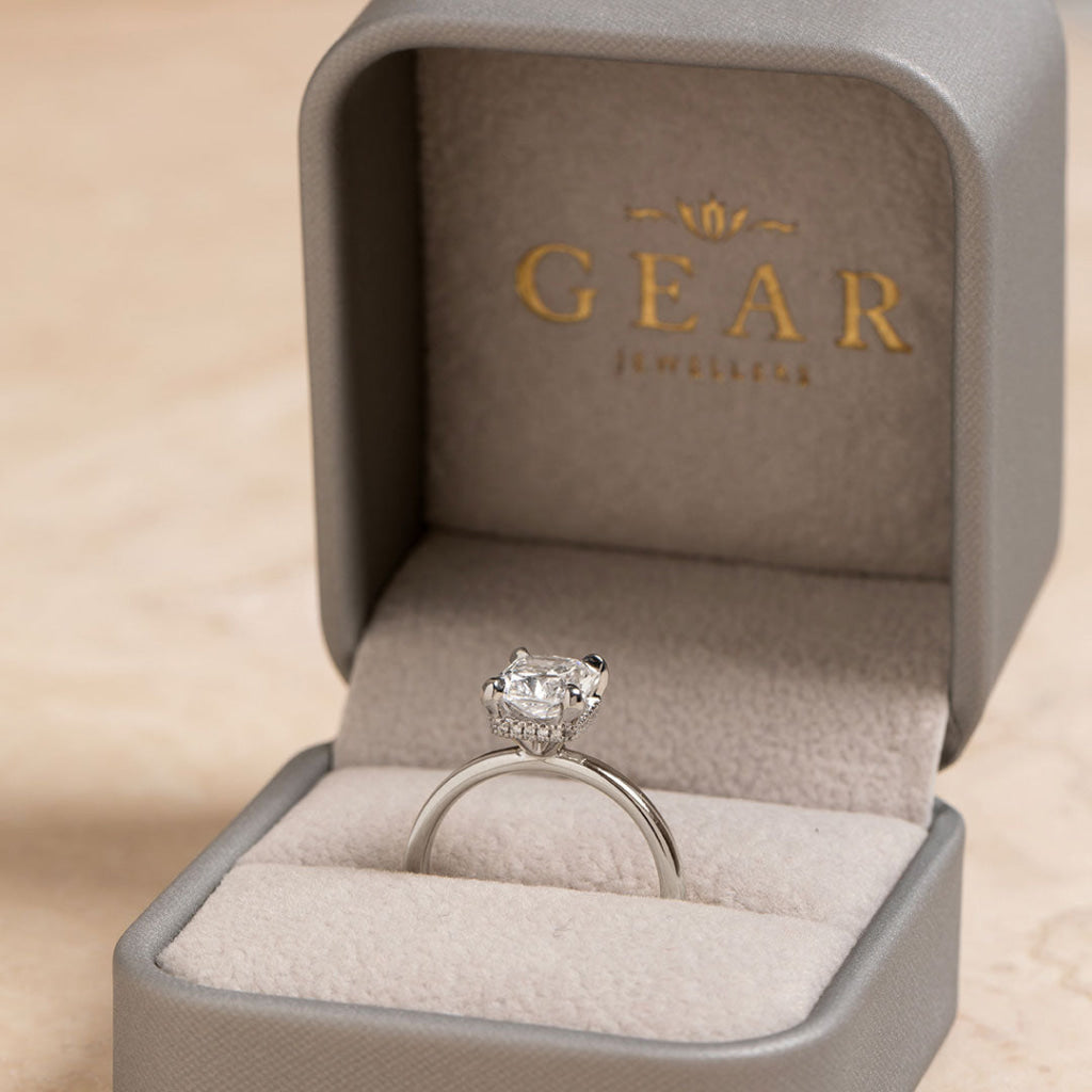 SADIE 2ct | Cushion Solitaire Lab Grown Diamond Engagement