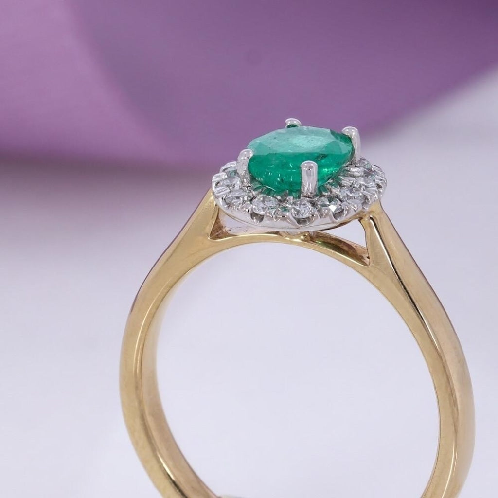 SAGE | Emerald Diamond Ring - Rings