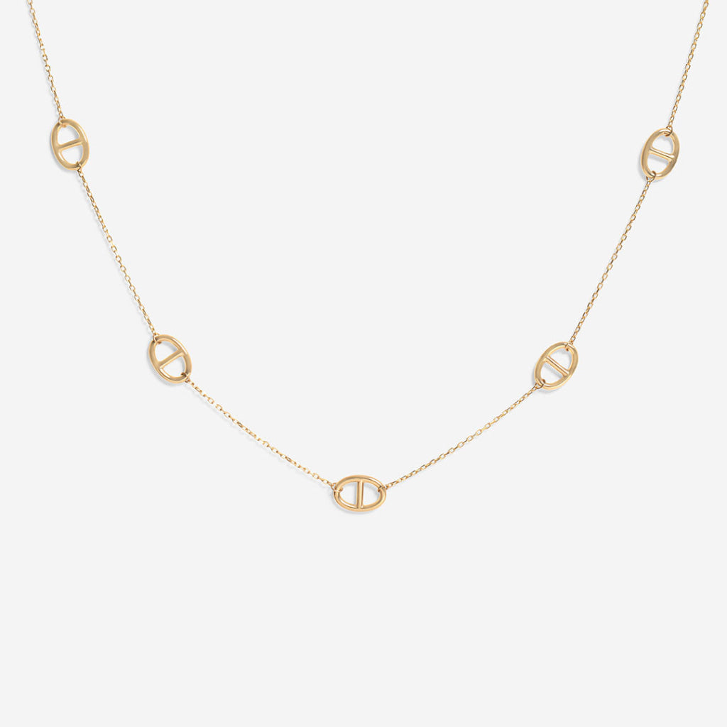 Sailor Mini Necklace 18’’ | 9ct Gold - Bracelet