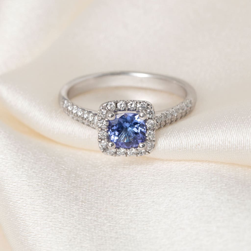 SANTANA | Tanzanite Diamond Ring - Rings