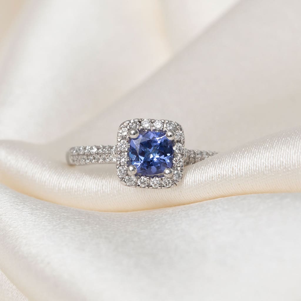 SANTANA | Tanzanite Diamond Ring - Rings