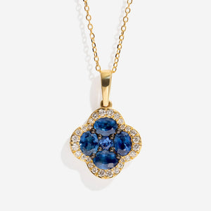 Sapphire Palace Diamond Necklace | 18ct Gold